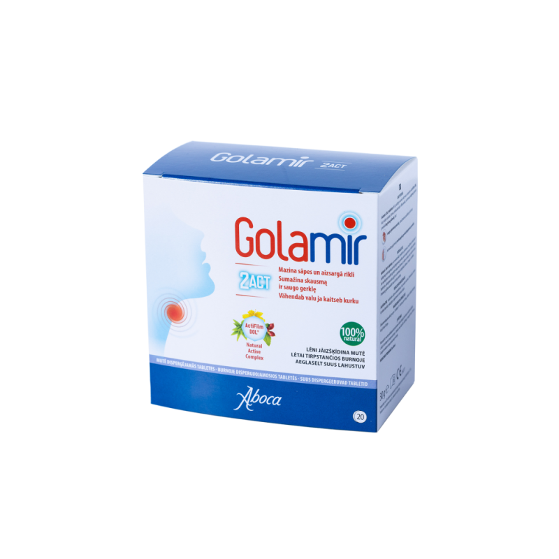 Golamir 2Act suus dispergeeruvad tabletid N20