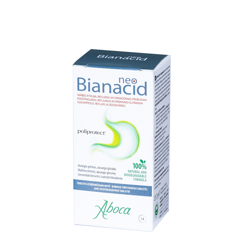 Neobiancid suus dispergeeruvad tabletid N14