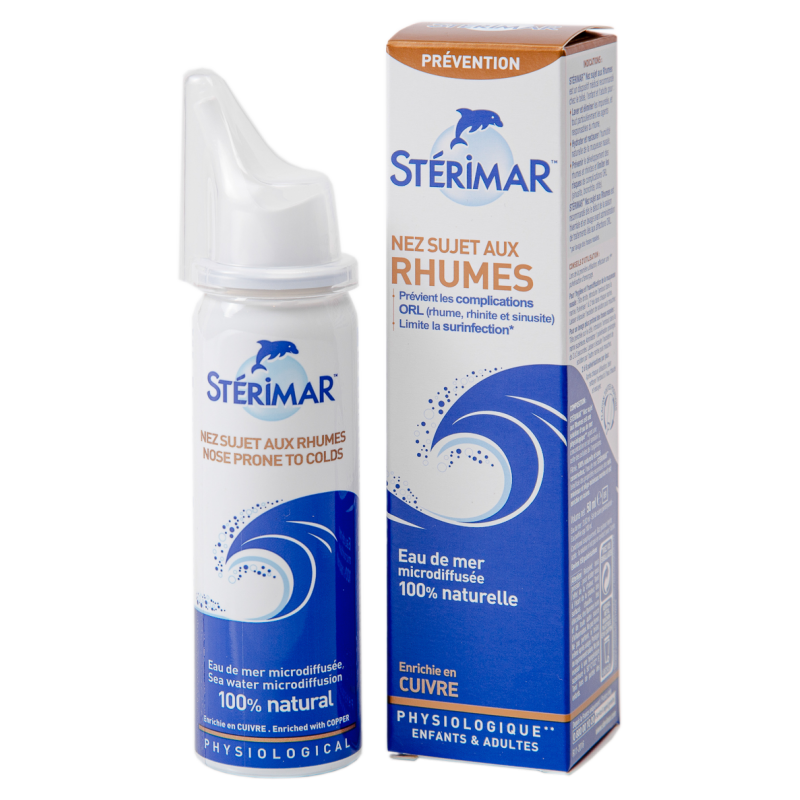 Sterimar® Cu ga rikastatud füsioloogiline merevesi 50ml