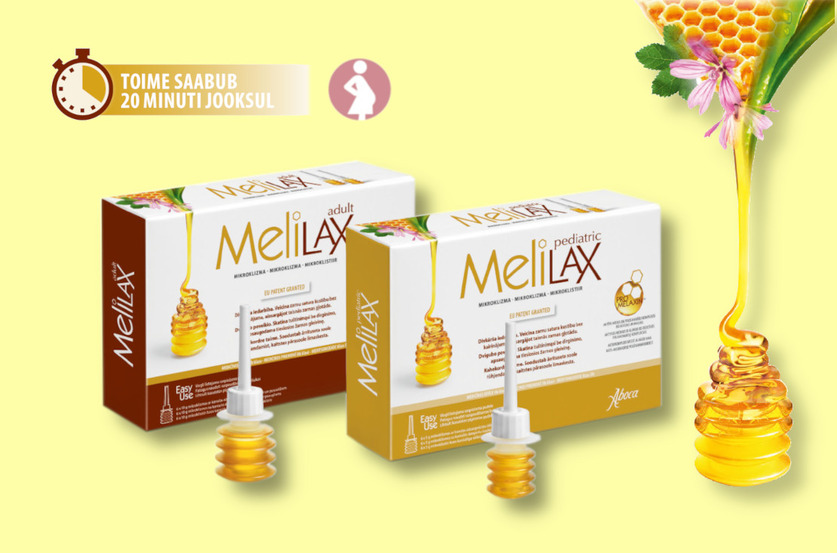 Melilax promotes bowel movement without irritation by protecting the rectal mucosa.